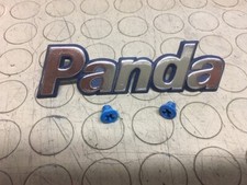 Sigla targhetta per cofano posteriore portellone FIAT PANDA 141  dal 1992-2003