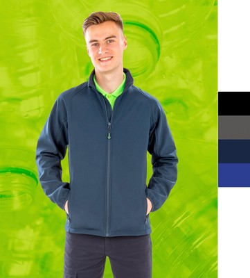 Result: Genuine Recycled Herren 2-Layer Softshell Jacke körperbetont R901M NEU