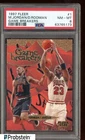 1997 Fleer Game Breakers #1 Michael Jordan Dennis Rodman HOF PSA 8 NM-MT