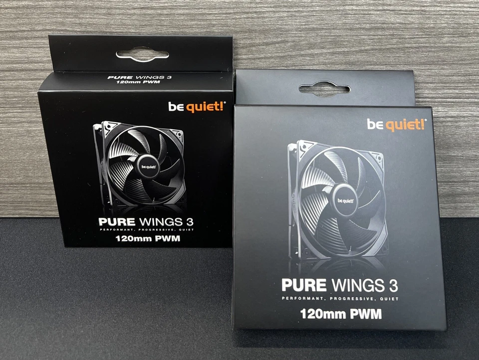 Be Quiet(Two Pack) Pure Wings 3, 120mm PWM Case Fan High Performance Cooling Fan - Image 3 of 4