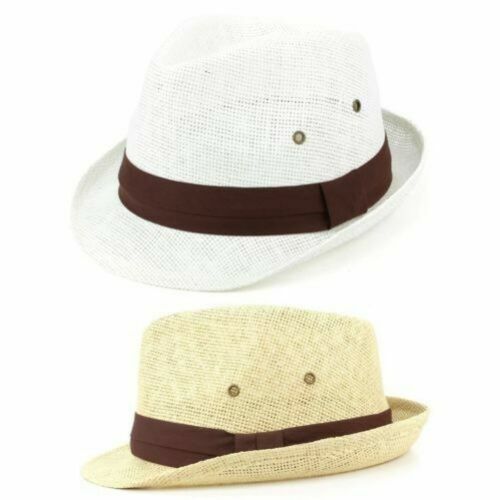Cappello Pork Pie In Feltro Di Lana - Fedora Unisex Uomo/Donna, Nero, Regolabile - Foto 13