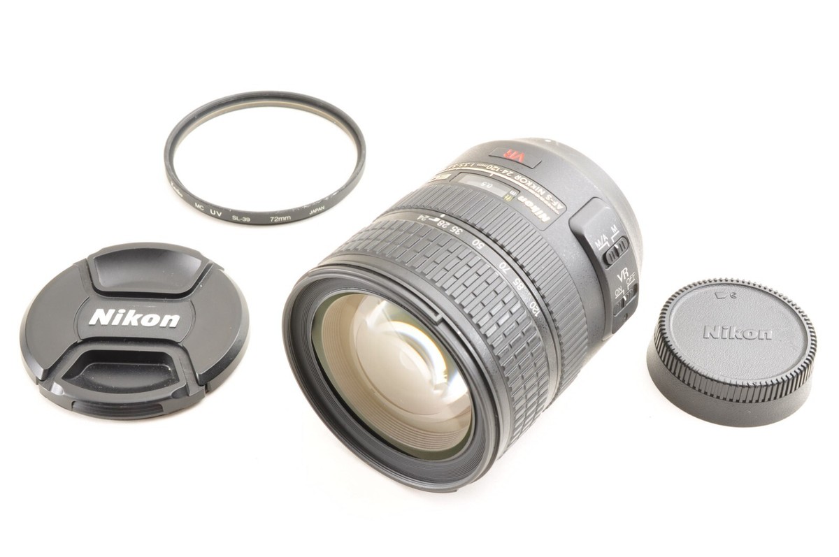 Nikon AF-S NIKKOR 24-120mm F/3.5-5.6G ED VR Lens Near Mint