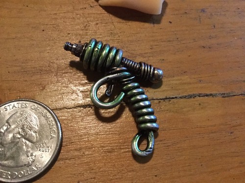 Handgefertigte Miniatur Metall Steampunk Raygun # 2 von Auret im Maßstab 1:6 - Bild 3 von 6