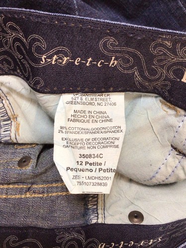 Lee Comfort Waistband Petite Jeans Size 12 P Mid Rise Womens - Picture 10 of 11