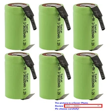 Kastar 2/3A 1.2V 1600mAh Ni-MH Battery W/ Tabs for medical instruments/equipment