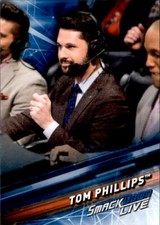 Tom Phillips 2019 Topps Smackdown Live WWE Card #53