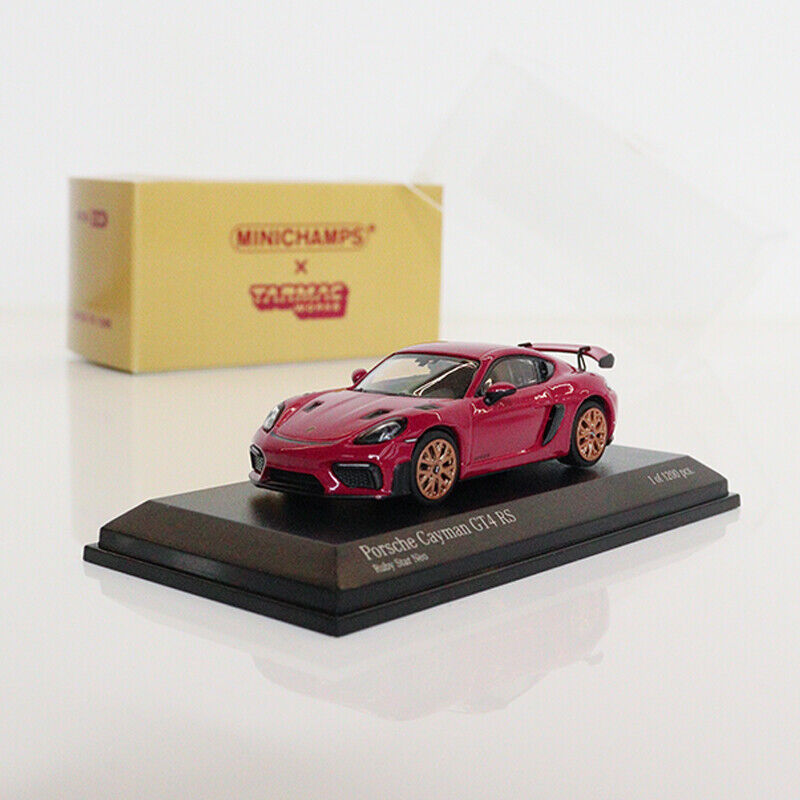 MINICHAMPS x Tarmac Works 1:64 Model Car Porsche Cayman GT4 MINICHAMPS x Tarmac Works 1:64 Model Car Porsche Cayman GT4