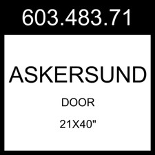 IKEA ASKERSUND Door Light Ash Effect 21x40" 603.483.71