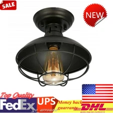 Farmhouse Rustic Industrial Pendant Light Hanging Ceiling Pendant Lamp Fixture