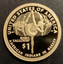 2023 S PROOF Sacagawea Native American Dollar Coin from US Proof Set ready 2 go