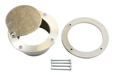 Garage Door 4" Exhaust / Fresh Air Port 2" Thick for 2" Thick Doors