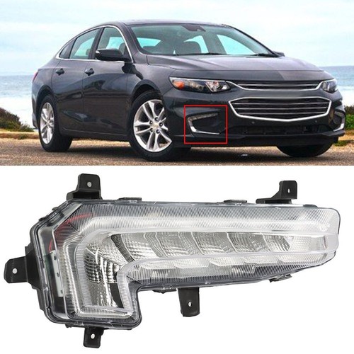 1 PCS Right Daytime Running Light Assembly For Chevrolet Malibu 2016-2018 Clear - Picture 8 of 8