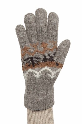 Alpaka Fingerhandschuhe NATURA aus 100% Alpaka Superfine Öko