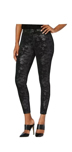 hue black jeggings