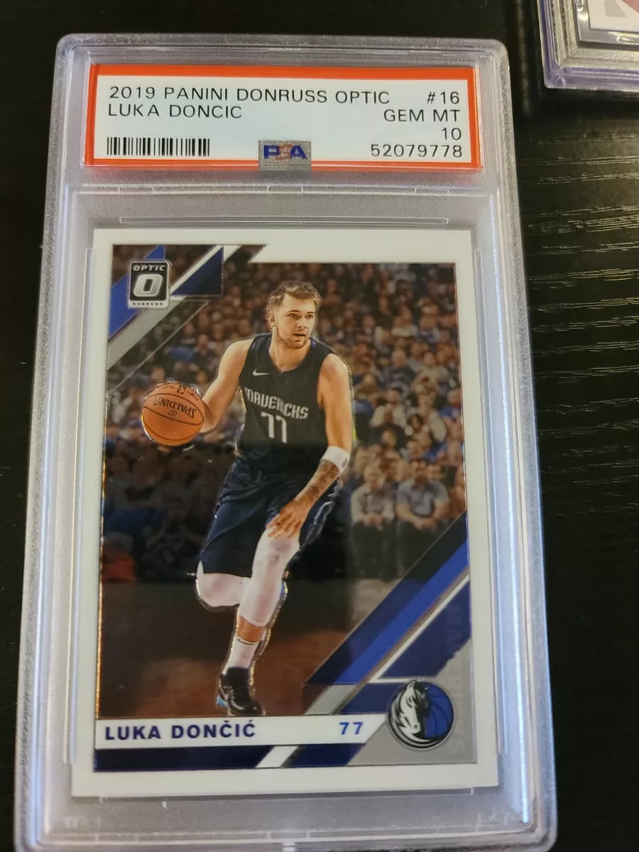 2019-20 Donruss Optic Basketball #16 Luka Doncic PSA 10 GEM MINT