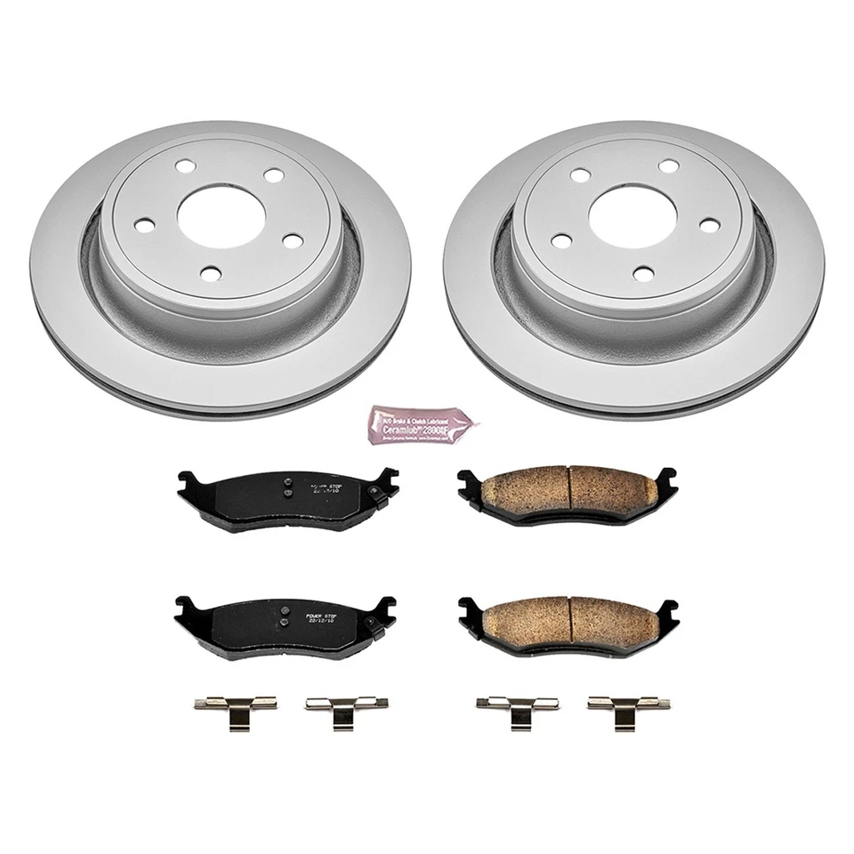 Power Stop Z17 Evolution Geomet Plain Rear Brake Kit for 2019 Ram 1500 Classic - Imagem 2 de 3