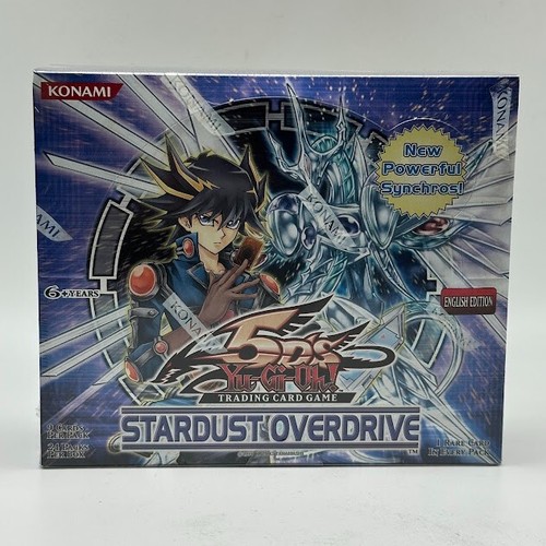 Yugioh Stardust Overdrive Booster Boîte Unlimited Édition 24 Count TCG Carte Ccg - Photo 1 sur 3