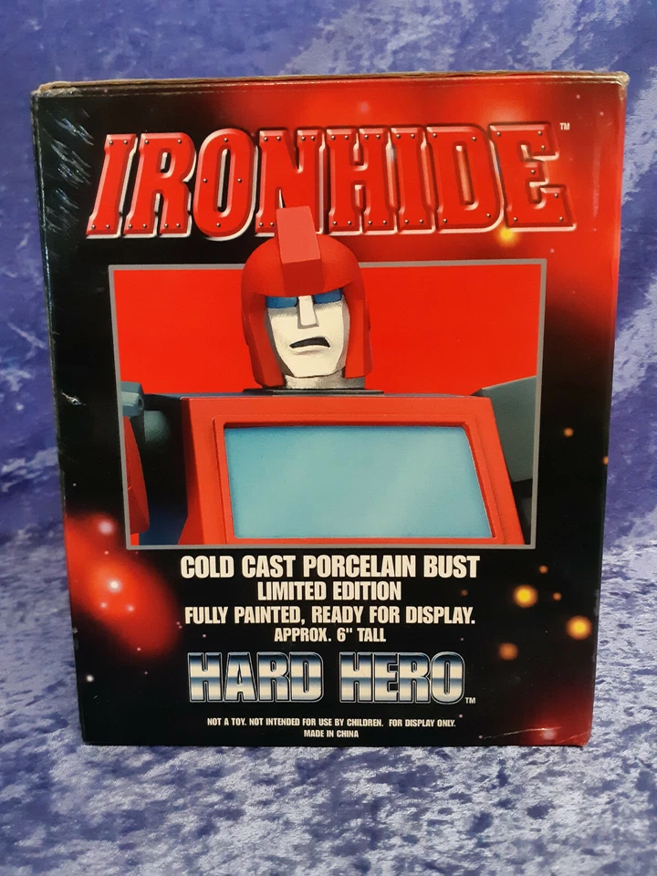 Hard Hero 2002 Transformers Cold Cast Porcelain Bust MIB Ironhide 2353 of 4000 - Image 2 of 4