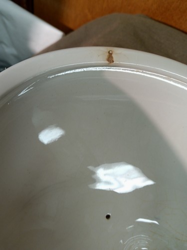 Arabia of Finland Oval White Porcelain Ceramic Casserole Dish 11 X 4.5" See Pics - Picture 5 of 6