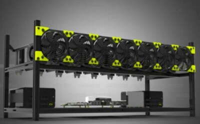 Rabatttaktion!!! Veddha 12 GPU  Gehäuse Alu Mining Frame Mining Rig