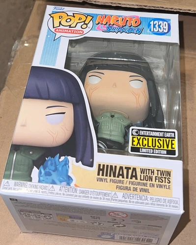 Funko Pop Naruto Shippuden Hinata with Twin Lion Fists Entertainment Earth Excl