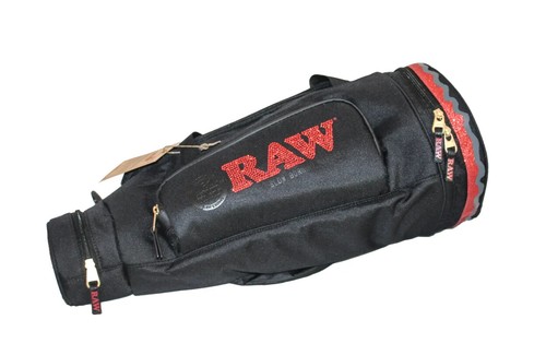 RAW Black Cone Duffel BLACK 17" HIGH quality Duffle Bag seperate pouch included - Picture 2 of 4