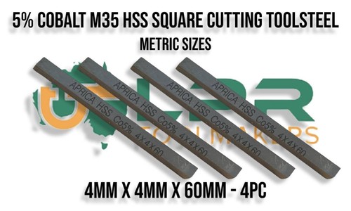 HSS M35 - 5% Cobalt Metric Square Cutting Tool Steel [3 to 12mm] range you pick - Bild 19 von 29