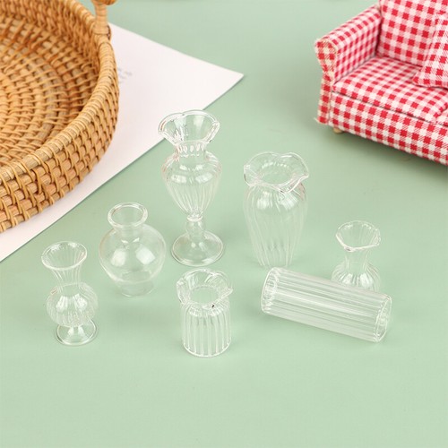 Cute Mini Glass Vase Plant Hydroponic Terrarium Art Plant Hydroponic Table Vase - Bild 7 von 19