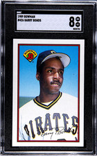 1989 Bowman Baseball #426, BARRY BONDS, SGC8 (NM/MT) Centered!