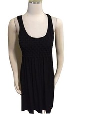 R&M Richards Black Sparkle Basket Weave Stretch Dress Medium Excellent