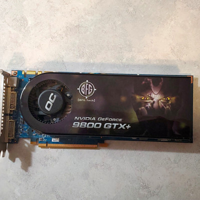 BFG NVIDIA GeForce 9800 GTX+ OC 512MB GDDR3 PCIe x16 CUDA DVI S-Video
