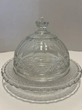 Vintage Cheese Dish - Indiana Glass Company
