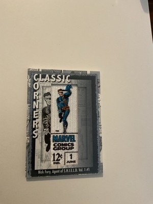 2012 Marvel Premier Classic Corners Nick Fury Agent of SHIELD CC-39