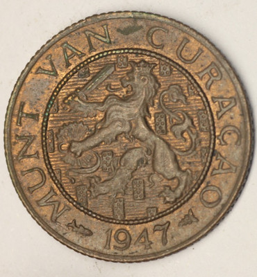 Curacao - 2-1/2 Cent 1947