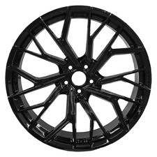 18" VW SCIROCCO 2008-2017 GLOSS BLACK AVANT DESIGN 8J ALLOY WHEELS /SET OF 4