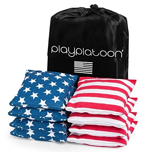 Premium Weather Resistant Duckcloth Cornhole Bags - Different Color - Set of 8 - Image 1 of 1