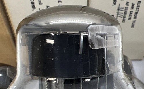 (2) 1950 NOS NIB JAN CRC 6AS7G RCA Vacuum Tubes black plates, HEATHKIT TT-1 Test - Picture 9 of 13