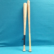 2 VTG Wood Baseball Bats Adirondack Johnny Bench Big Stick + Unknown Softball