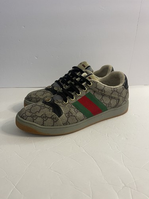 #ad Gucci Screener GG Canvas Low Top Sneakers Size 10 $450.00
