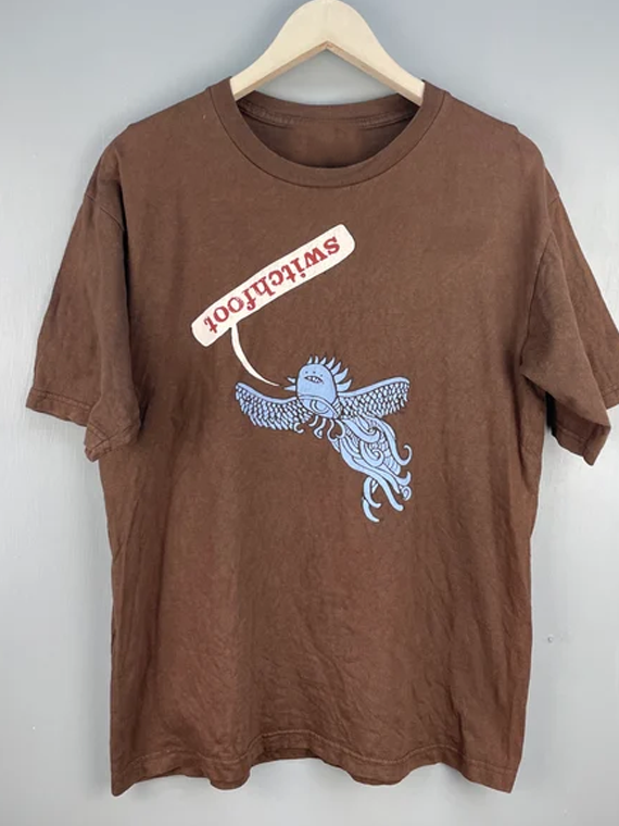 Collection Switchfoot Band Short Sleeve Tee Shirt Brown All Size S-5XL