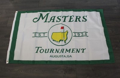 The Masters Golf Tournament Banner Flag 3x5 Club Pro Shop Course Golfer Man Cave