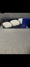 eero Pro 6 Tri-Band Wi-Fi 6 Mesh System White 3-Pack Gigabit Speeds