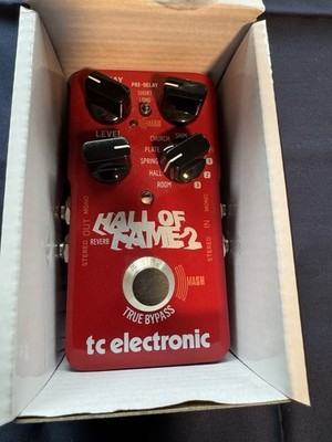 TC Electronic Hall of Fame 2 Reverb Effects Pedal