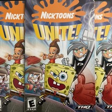 Nicktoons Unite! PS2 PlayStation 2 Instruction Manual Only