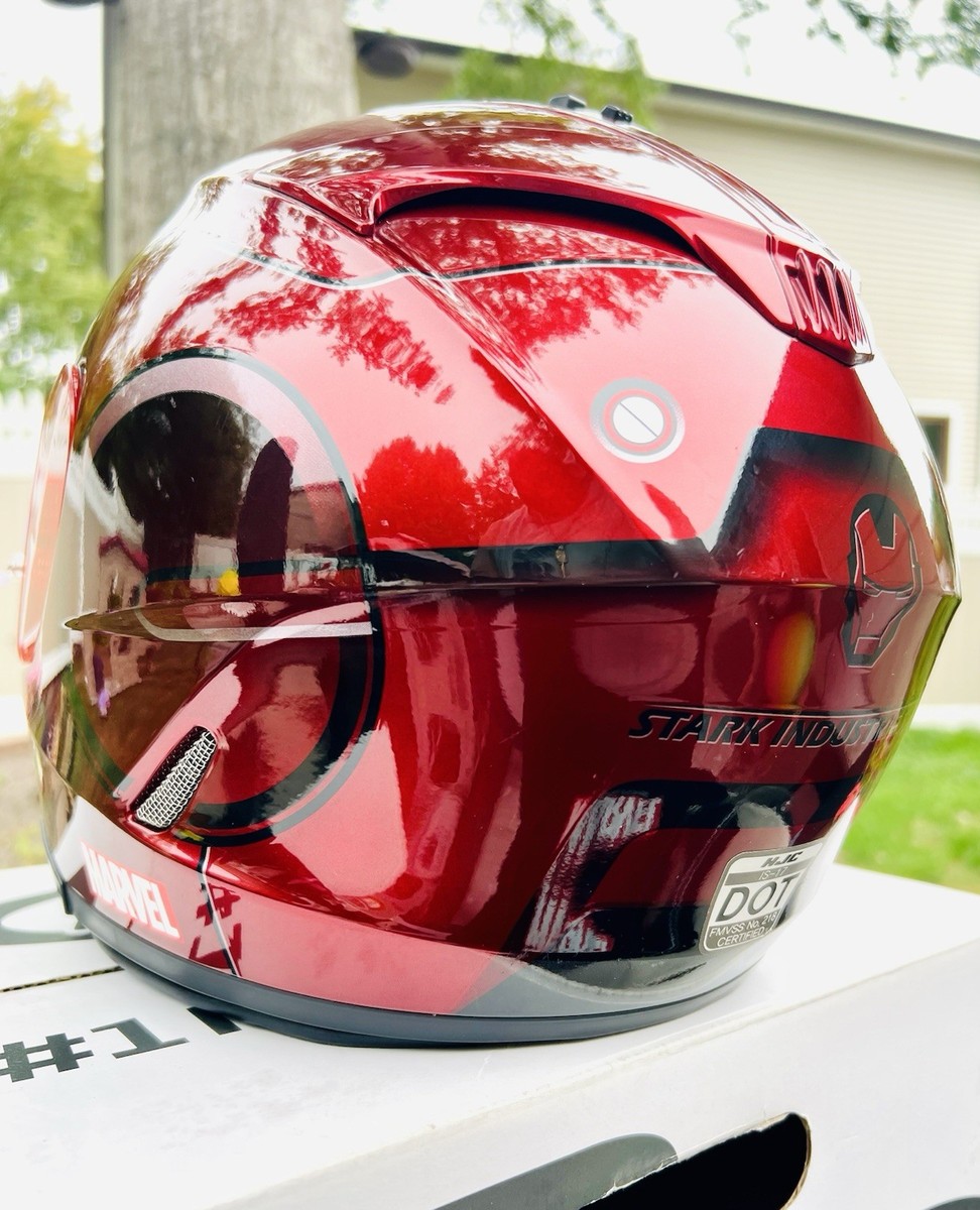 HJC IS-17 Marvel “Iron Man” Full Face Helmet/OEM Box, Visors, Bag