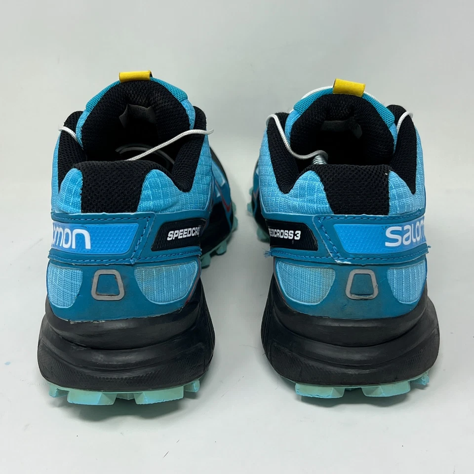 Salomon Speed Cross 3 Shoes Womens 6.5 Blue All Terrain Trail Running Sneakers - Image 3 of 4