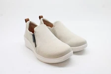 Ryka Luminous Women's French Beige Side Zip Slip-On Sneakers FS 7M