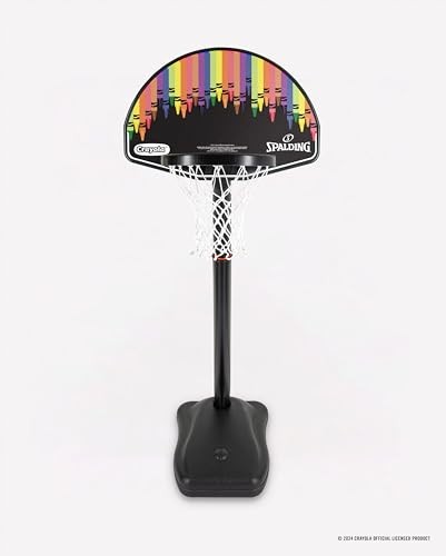 ТЕЛЕСКОПИЧЕСКИЙ МОЛОДЕЖНЫЙ ОБРУЧ SPALDING X CRAYOLA 24 ИЗ ФОРМОВАННОГО ЭКО-КОМПОЗИТА MULTI 12690₽