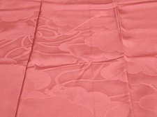 Japanese Kimono Colored Tomesode Embroidered Knotted Flower Pure Silk Gem Dabd3