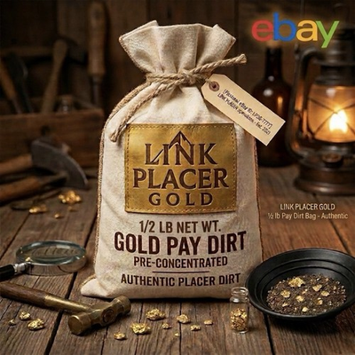 #ad LINK PLACER GOLD 1 2 lb Gold Pay Dirt Concentrated Heavies ✨ $59.99